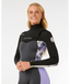 RIP CURL WOMENS DAWN PATROL 3/2MM CHEST ZIP - PURPLE
