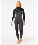 RIP CURL WOMENS DAWN PATROL 4/3MM CHEST ZIP - PURPLE