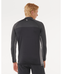 RIP CURL DRIVE UPF LONG SLEEVE RASH VEST - BLACK