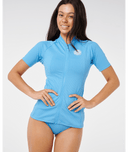 RIP CURL PREMIUM SURF ZIP THRU SS - AZURE BLUE