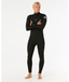 RIP CURL DAWN PATROL CHEST ZIP 4/3MM - BLACK
