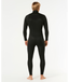 RIP CURL DAWN PATROL CHEST ZIP 4/3MM - BLACK