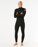 RIP CURL DAWN PATROL CHEST ZIP 3/2mm - BLACK