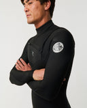RIP CURL DAWN PATROL CHEST ZIP 3/2mm - BLACK