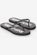 RIP CURL CLASSIC SURF BLOOM OPEN TOE - BLACK
