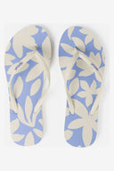RIP CURL HOLIDAY TROPICS BLOOM OPEN TOE - MID BLUE