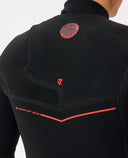 RIP CURL FLASHBOMB FUSION 3/2mm CHEST ZIP - BLACK