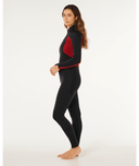 RIP CURL WOMENS TRAD BACK ZIP 3/2MM - BLACK