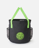RIP CURL ELASTO BUCKET 50L - BLACK/LIME