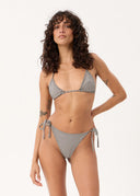 AFENDS ANDREA - BIKINI BOTTOM - BLACK / WHITE GINGHAM