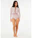AMARE L/S UPF SURFSUIT - OFF WHITE