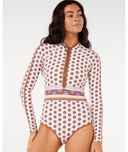 AMARE L/S UPF SURFSUIT - OFF WHITE