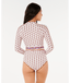 AMARE L/S UPF SURFSUIT - OFF WHITE
