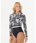 RIP CURL AOTS - TY WILLIAMS UPF SURF SUIT - WASHED BLACK