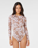 ALOHA STATE UPF SURFSUIT - BROWN