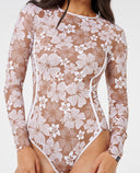 ALOHA STATE UPF SURFSUIT - BROWN