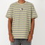 TOWN AND COUNTRY SURF T&C MALIBU STRIPE TEE - CLAY