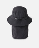 RIP CURL S-SERIES SURF HAT - WASHED BLACK