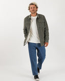 T&C THE RANCH CORD JACKET - MILITARY