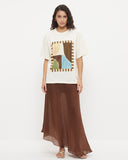 MON RENN ESSENCE TEE - ABSTRACT PAINTERLY