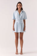 SOVERE ATLAS MINI DRESS - VISTA BLUE