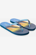 RIP CURL BREAKERS BLOOM OPEN TOE - NAVY/YELLOW