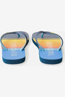 RIP CURL BREAKERS BLOOM OPEN TOE - NAVY/YELLOW