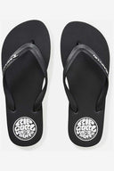 RIP CURL ICONS OF SURF BLOOM OPEN TOE - BLACK/WHITE