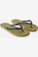RIP CURL BRAND LOGO BLOOM OPEN TOE - OLIVE