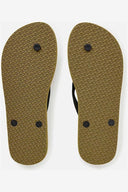 RIP CURL BRAND LOGO BLOOM OPEN TOE - OLIVE