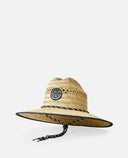 RIP CURL BOYS LOGO STRAW HAT - NATURAL