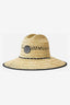 RIP CURL LOGO STRAW HAT - NATURAL