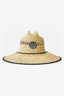 RIP CURL LOGO STRAW HAT - NATURAL