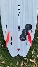 TOLHURST X HARLEY INGLEBY HIBT 3+3 - THUNDERBOLT RED - 6'6" in WHITE
