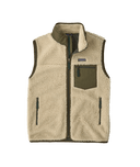 PATAGONIA CLASSIC RETRO-X VEST - DARK NATURAL W/BASIN GREEN