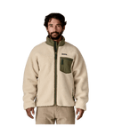 PATAGONIA CLASSIC RETRO-X JKT - DARK NATURAL W/BASIN GREEN