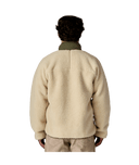 PATAGONIA CLASSIC RETRO-X JKT - DARK NATURAL W/BASIN GREEN