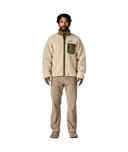 PATAGONIA CLASSIC RETRO-X JKT - DARK NATURAL W/BASIN GREEN