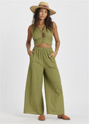 SISSTR HARLOW HIGHT WAIST WOVEN PANT - SURPLUS