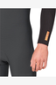 O'NEILL HYPERFREAK CHEST ZIP FULL 3/2MM WETSUIT - GREY/RAVEN