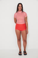 SALT GYPSY BETTY BOTTOMS - CHILLI RED/BABY BLUE