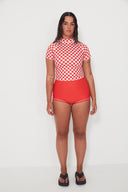 SALT GYPSY BETTY BOTTOMS - CHILLI RED/BABY BLUE