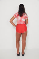 SALT GYPSY BETTY BOTTOMS - CHILLI RED/BABY BLUE