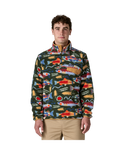 PATAGONIA LW SYNCH SNAP-T P/O - SALMON ENERGY: OLD GROWTH GREEN