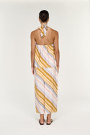 STAPLE THE LABEL VEDA MIDI SKIRT - STRIPE
