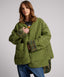 ONE TEASPOON CANVAS QUILTED FLANNEL JACKET - KHAKI