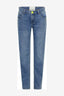 ONE TEASPOON TRUCKERS LOW WAIST STRAIGHT LEG JEAN - BLUE RAPTURE