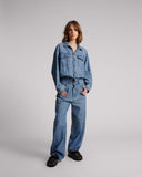 ONE TEASPOON DENIM TRUCKER OVERALL - BLUE LILAC