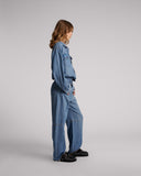 ONE TEASPOON DENIM TRUCKER OVERALL - BLUE LILAC