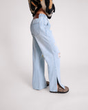 ONE TEASPOON ROADHOUSE WIDE LEGDRAWSTRING JEANS - SPORTSTER BLUE